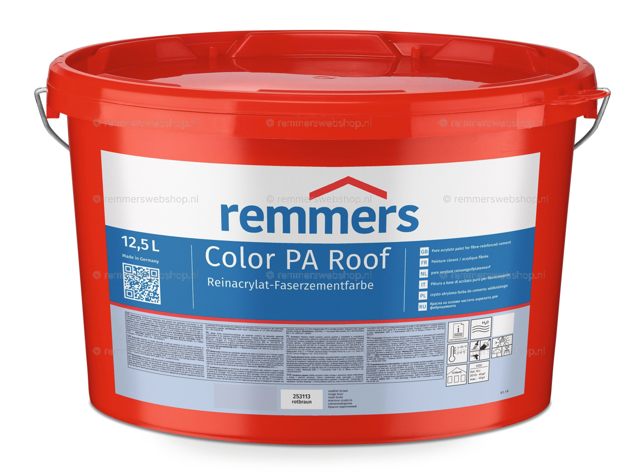 Color PA Roof standaard kleuren