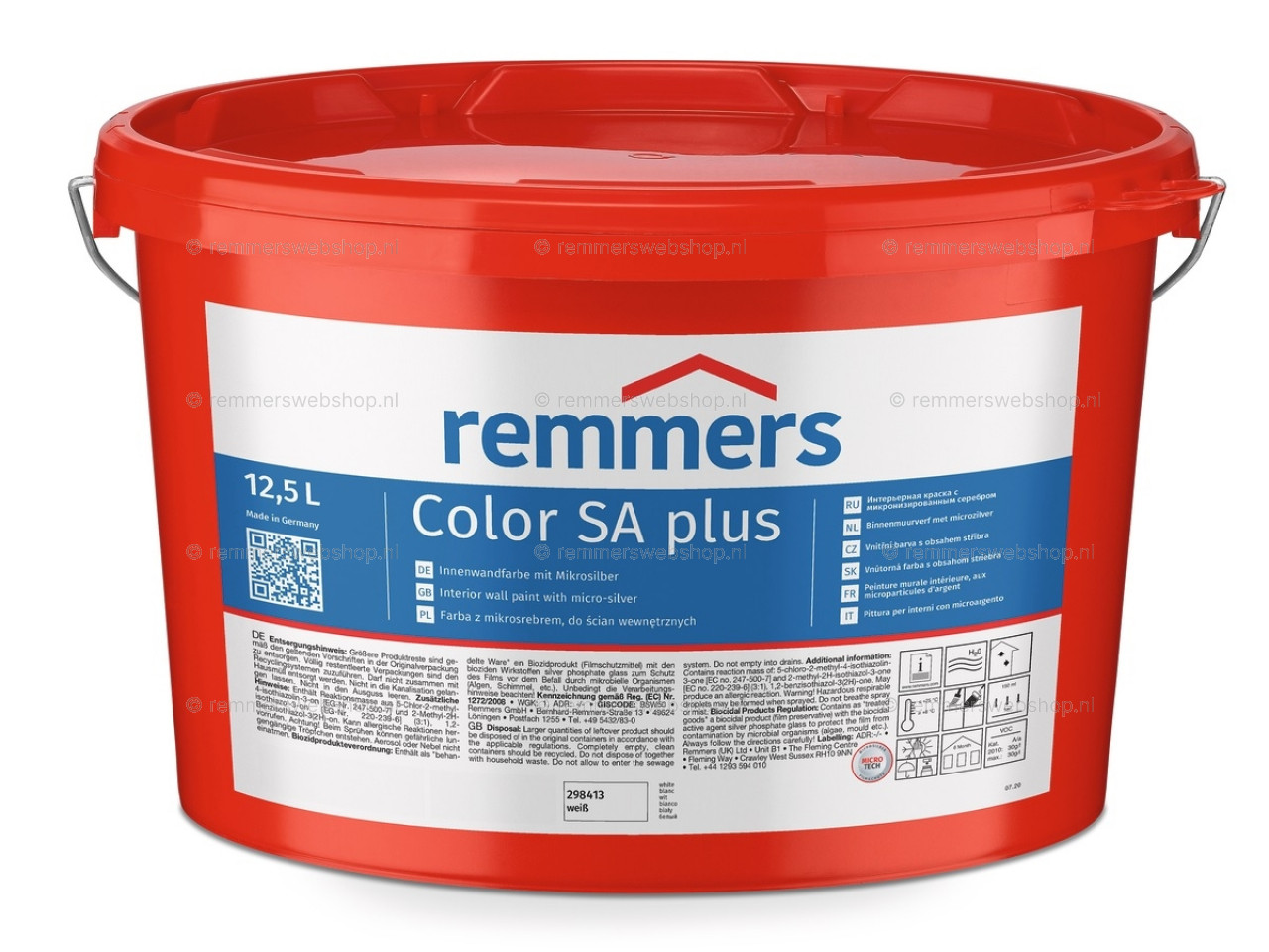 Color SA plus Schimmel Protect verf wit 12,5 liter