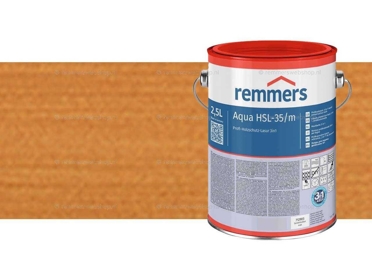 Aqua HSL-35/m-Houtbeits 3in1 licht eiken (RC-365)