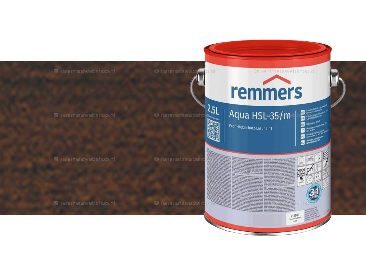 Aqua HSL-35/m Palissander-100 ml proefverpakking