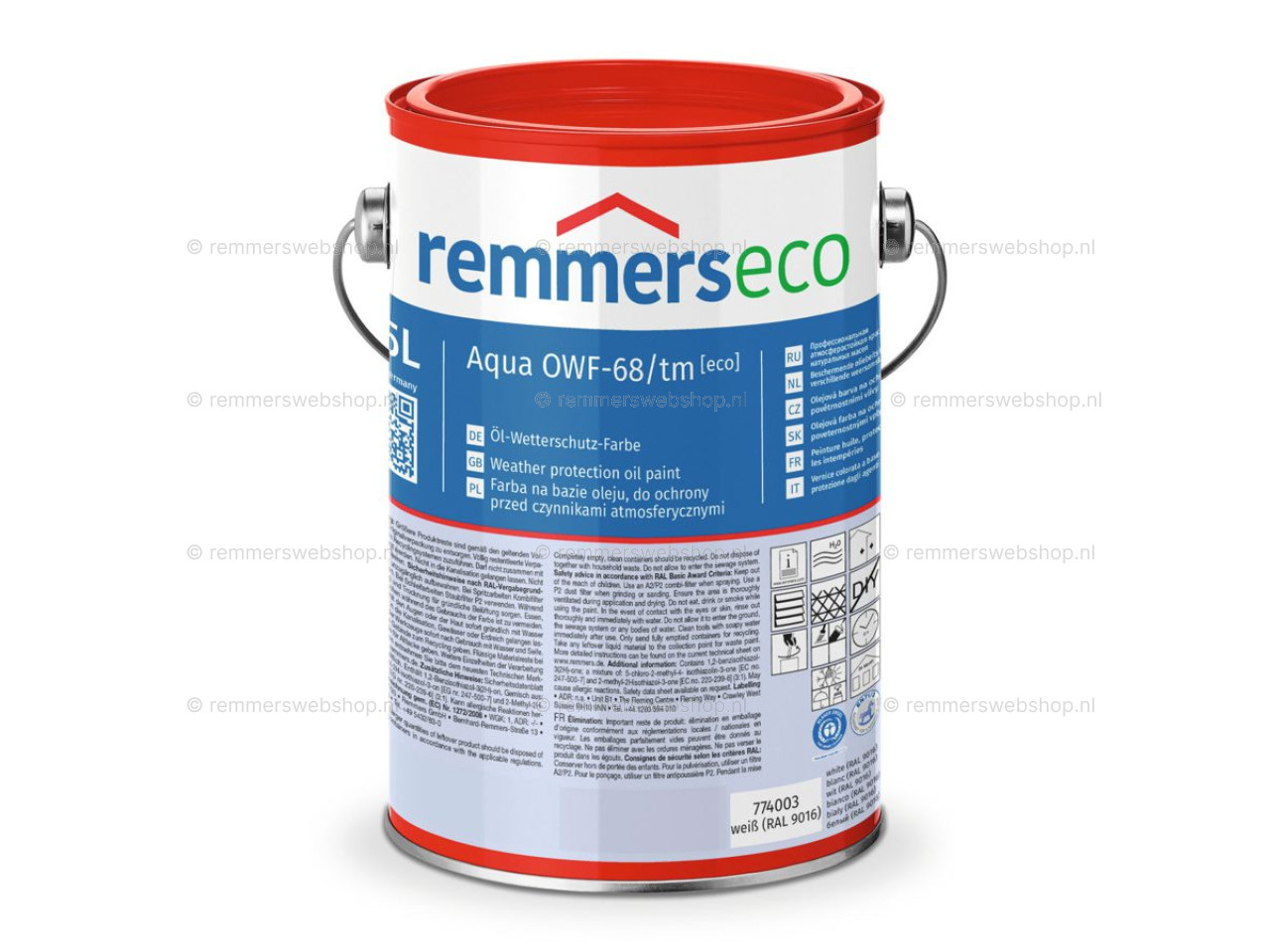 Aqua OWF-68/tm Oliebeits All Weather Protect speciale kleur op hout