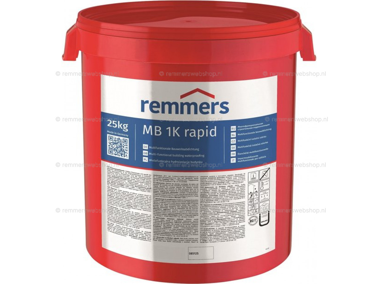 Emmer Remmers MB 1K Rapid – gebruiksklare 1K afdichtingscoating voor ondergrondse bouwafdichting