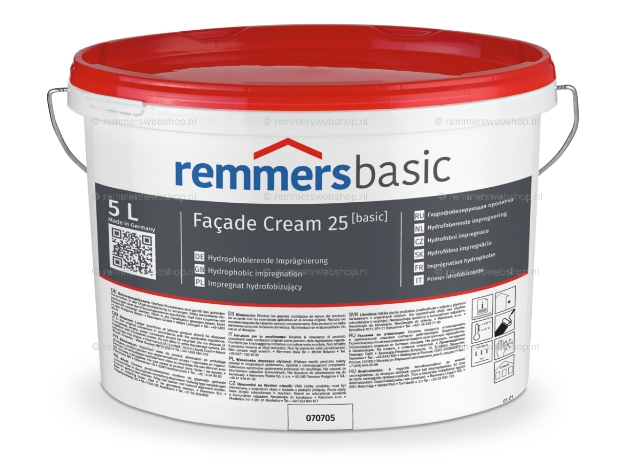 Façade Cream 25 – hoogwaardige gevelimpregneer op crèmebasis voor diepe, duurzame bescherming van metselwerk, pleisterwerk en natuursteen