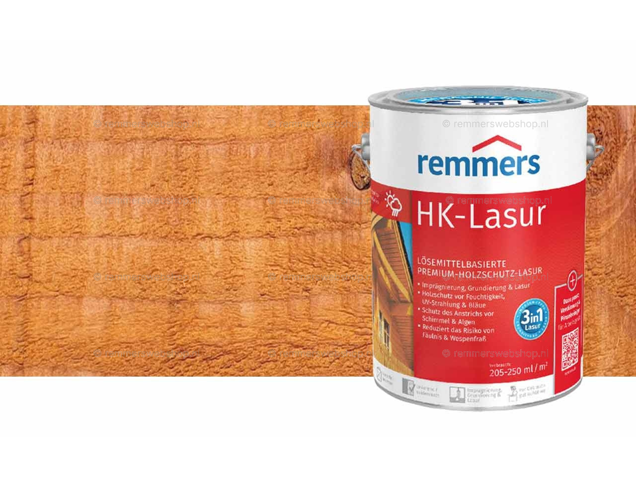 HK-Lazuur Grenen 100 ml proefverpakking