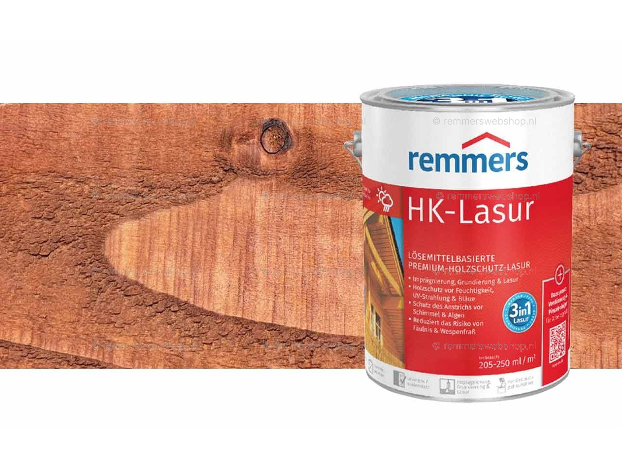 HK-Lazuur Kastanje 100 ml proefverpakking