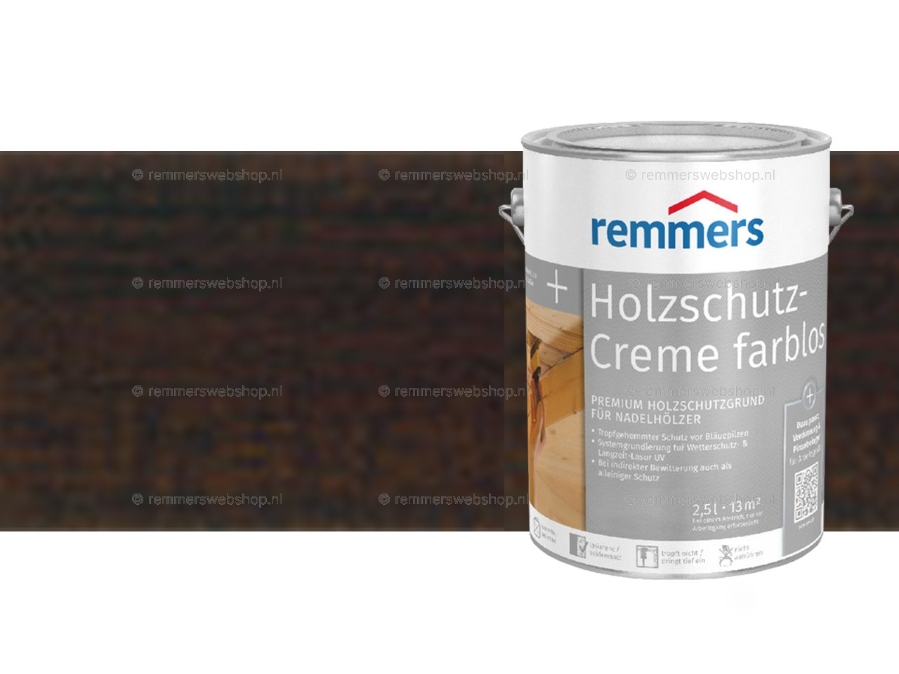 Houtbescherming creme - Palissander 100 ml proefverpakking