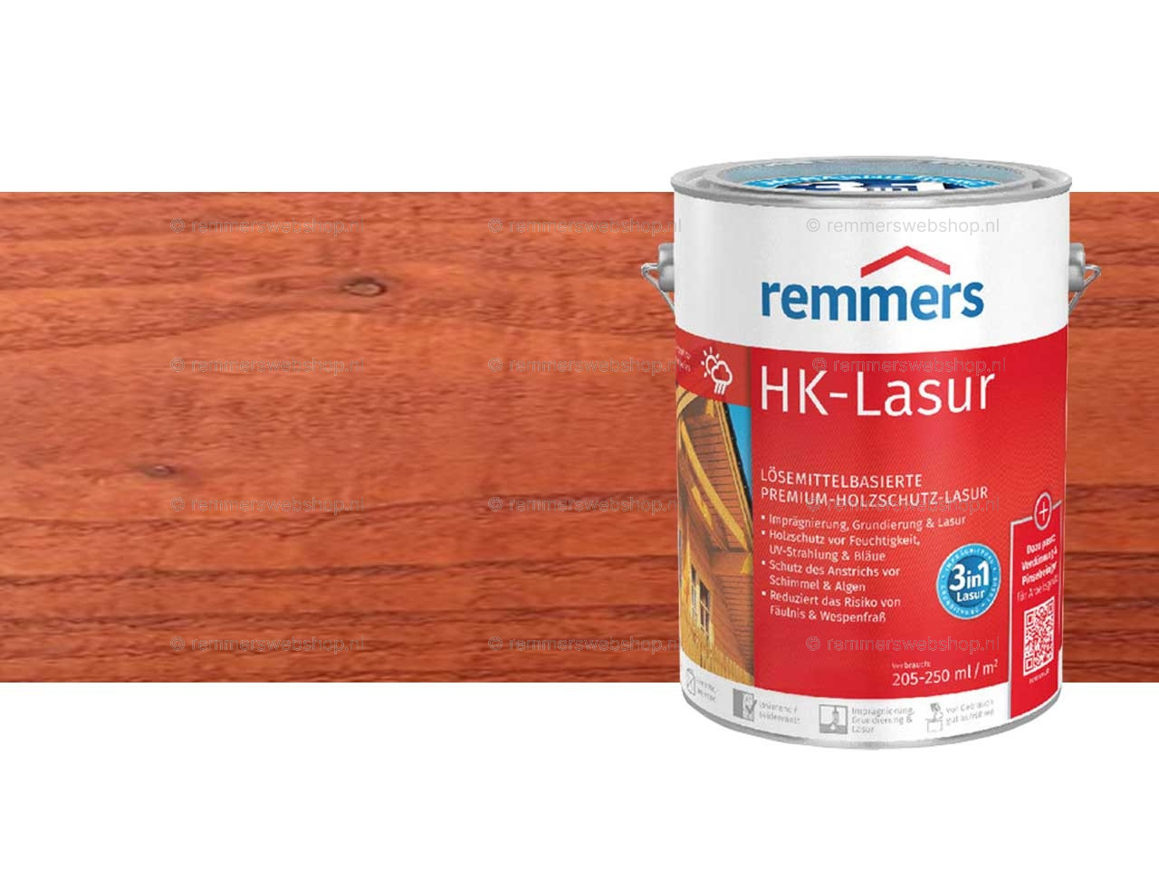 HK-Lazuur Pine Lariks 100 ml proefverpakking