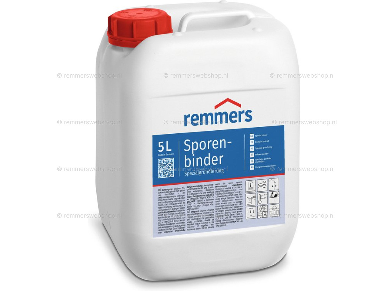 Remmers Sporenfixeer – grondering voor veilig fixeren en neutraliseren van schimmelsporen