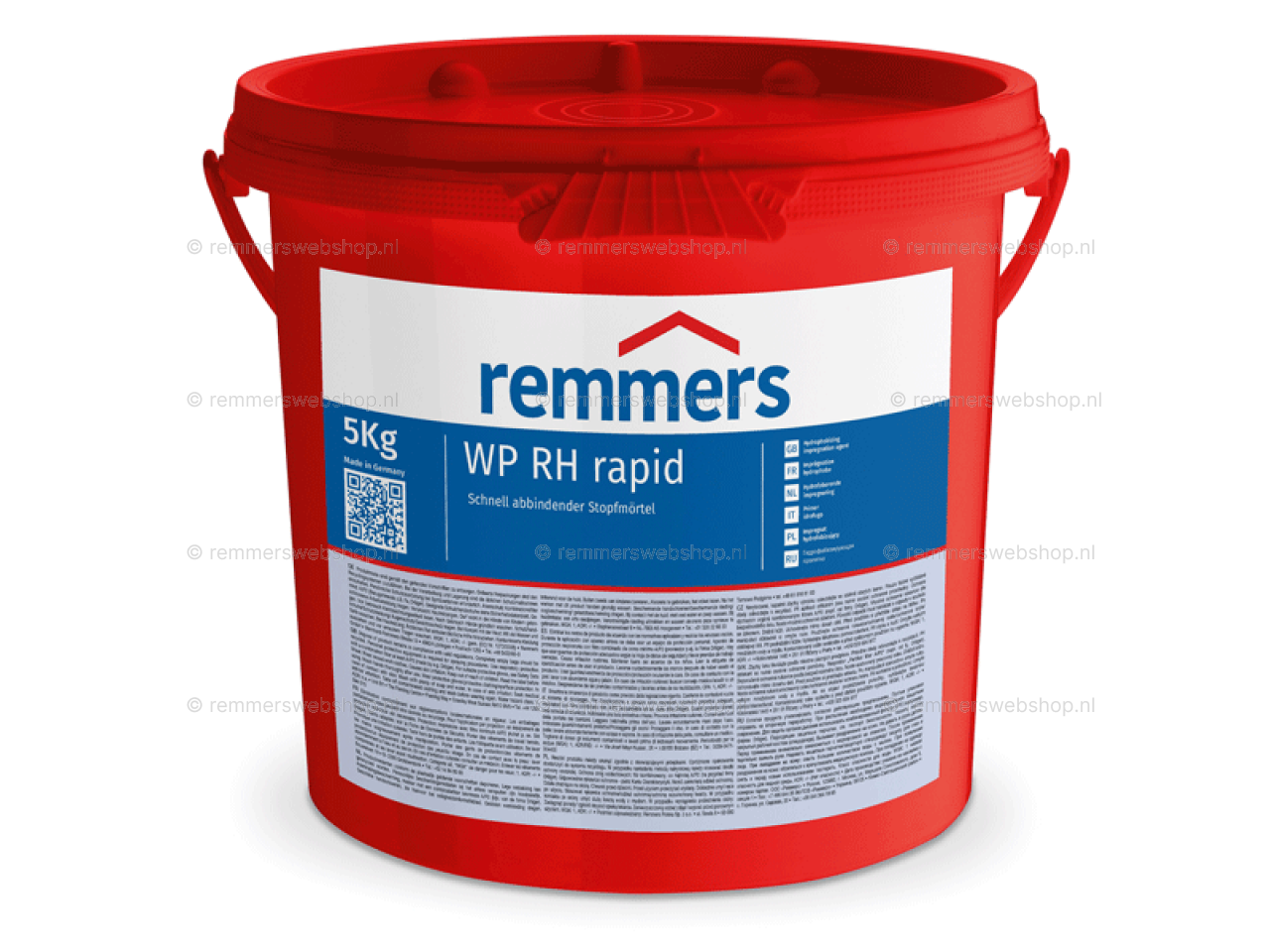 Remmers WP RH Rapid – snelle afdichtingsmortel voor actieve lekkages in beton en metselwerk