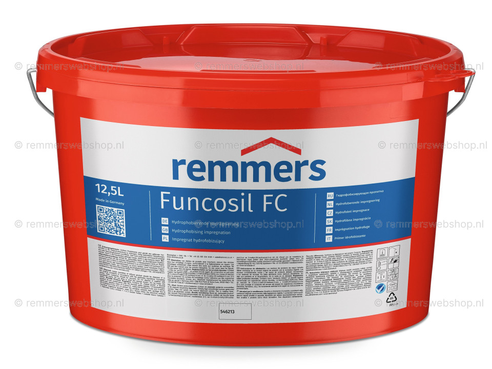 Funcosil FC 0,75 liter verpakking – PFAS-vrije impregneercrème voor gevels, ideaal voor proefstukken en kleine oppervlakken
