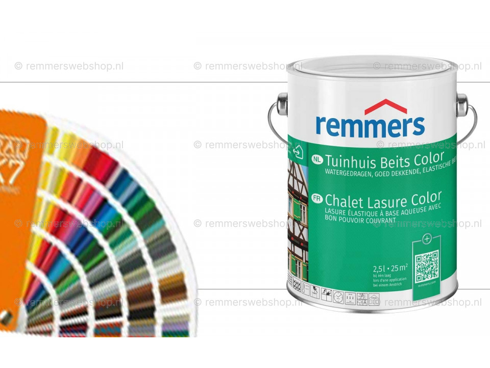 Tuinhuis Beits Color RAL kleuren