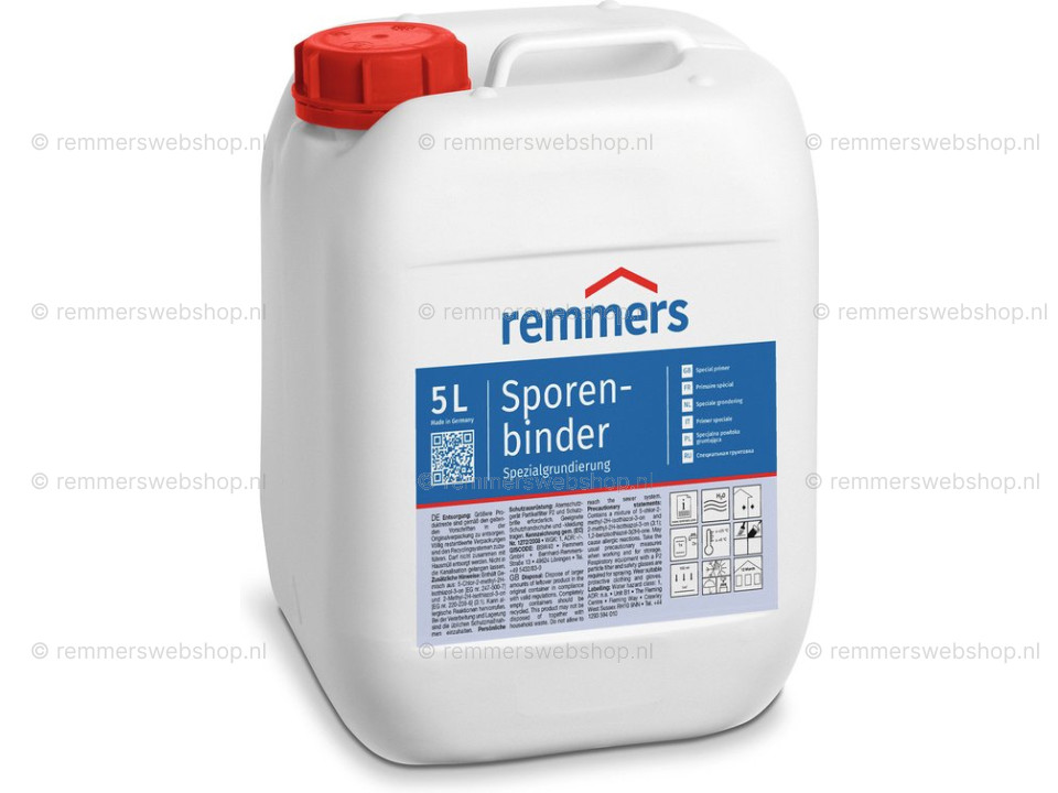 Remmers Sporenfixeer – grondering voor veilig fixeren en neutraliseren van schimmelsporen