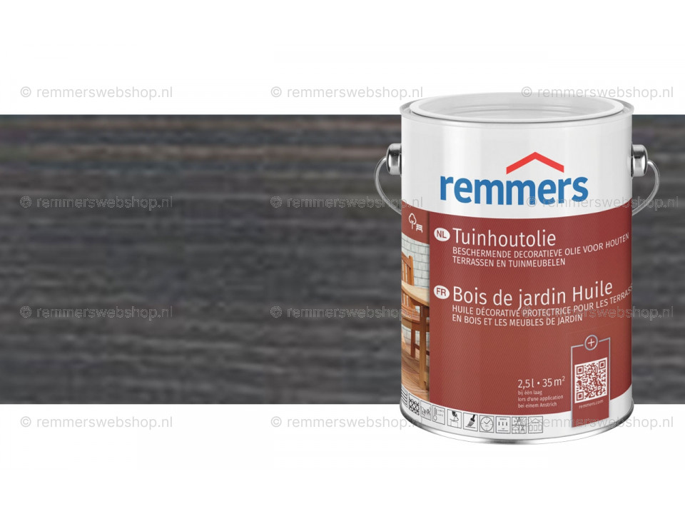 Tuinhoutolie antraciet intensief