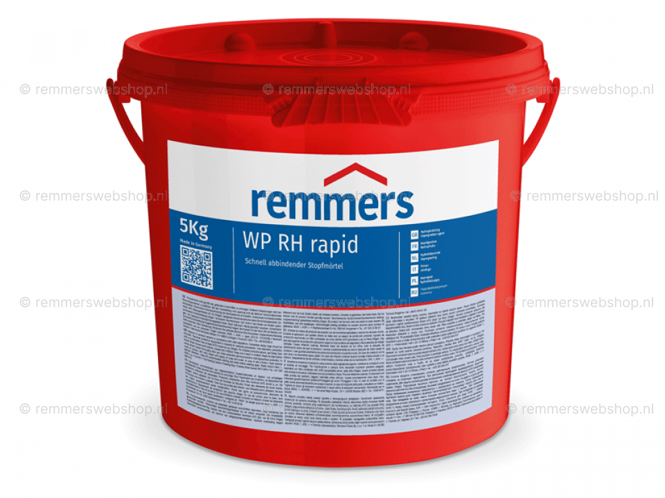 Remmers WP RH Rapid – snelle afdichtingsmortel voor actieve lekkages in beton en metselwerk