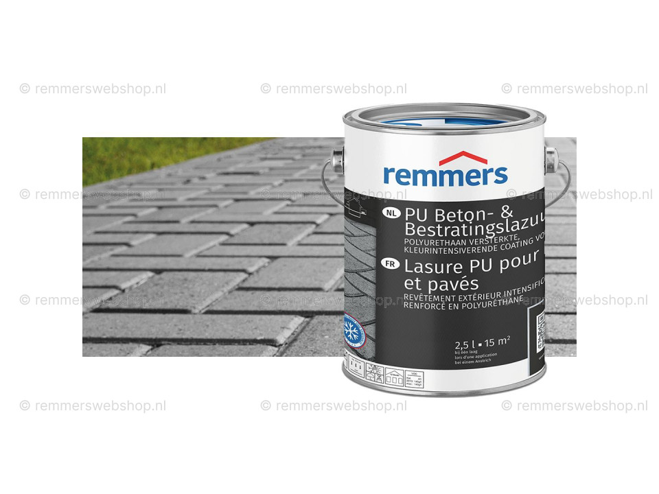 Remmers PU Beton- en Bestratingslazuur – Bescherming voor Oprit, Terras en Buitenbestrating-kleurloos