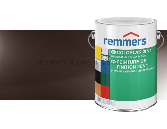 Colorlak 2-in-1 Chocoladebruin RAL 8017