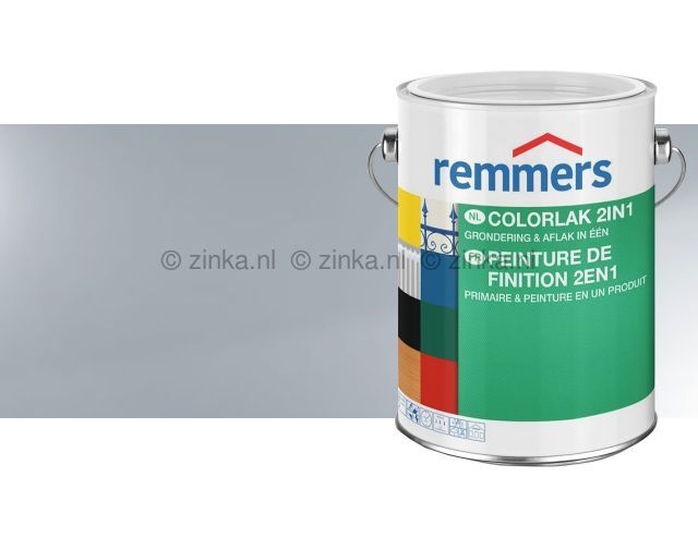 Colorlak 2-in-1  Zilvergrijs RAL 7001
