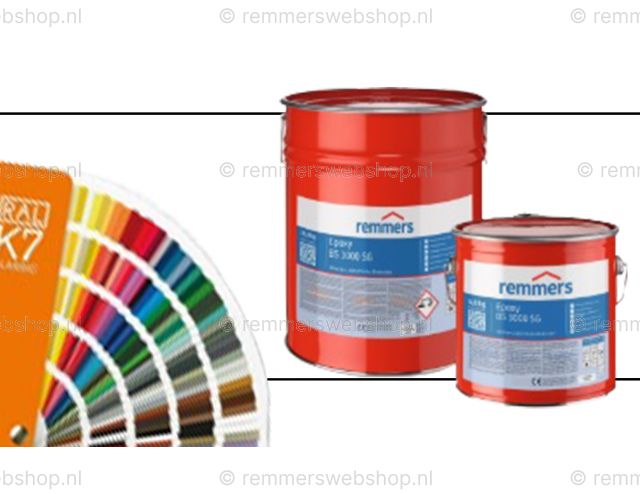 Epoxy BS 3000 zijdeglans RAL-kleuren