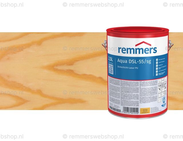 Aqua DSL-55-houtbeits kleurloos