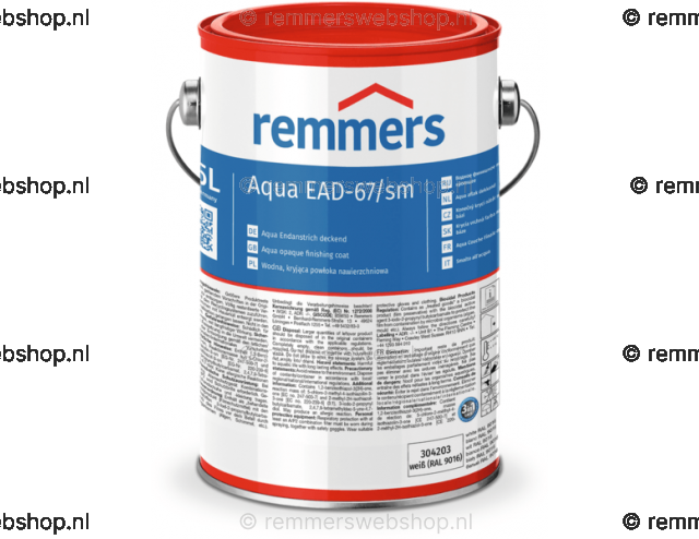Aqua EAD-67/sm Aflak dekkend RAL kleuren