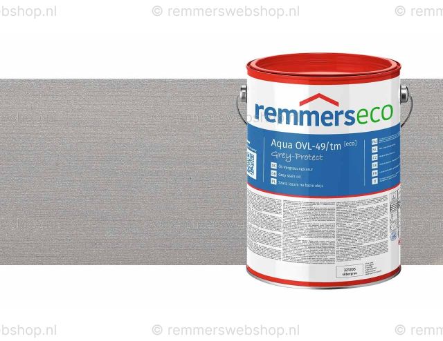 Aqua OVL-49/tm-olie-vergrijzingsbeits platinagrijs metallic