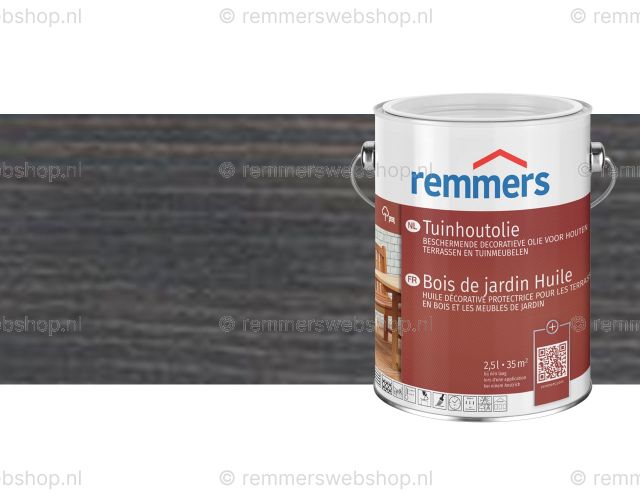 Tuinhoutolie antraciet intensief Proefverpakking