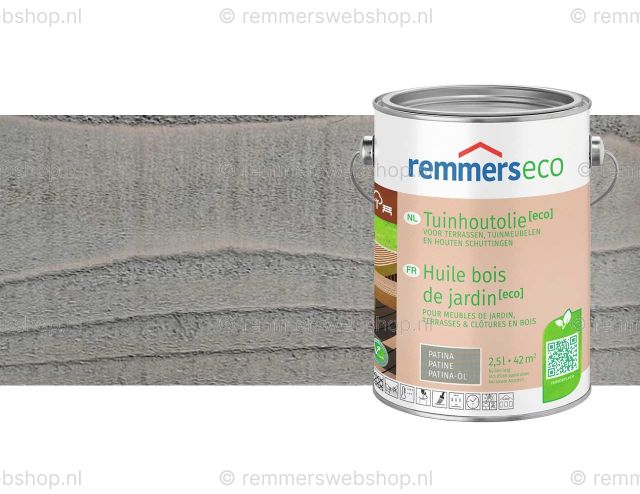 Tuinhoutolie Eco zilvergrijs