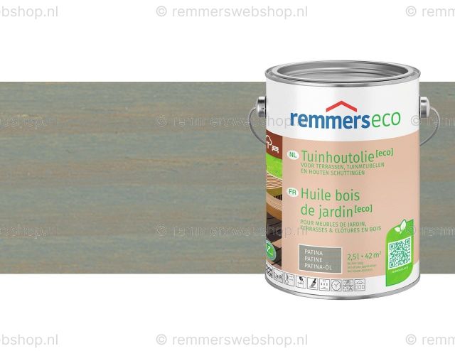 Tuinhoutolie Eco zilvergrijs 100 ml proefverpakking