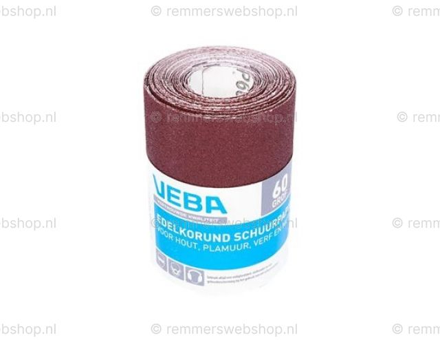 Schuurpapier op rol 4,5 meter korrel P60 ZK 79
