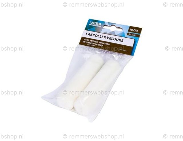 Verfrol velours 10 cm (2 stuks) ZK 58