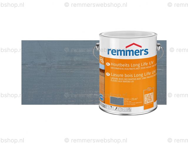 Houtbeits Long Life UV Granietgrijs