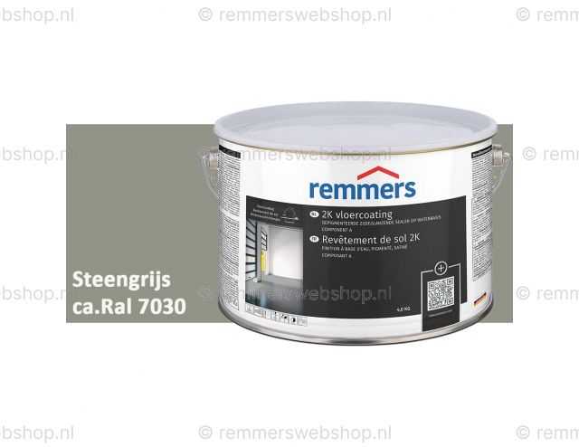 2K Vloercoating - steengrijs