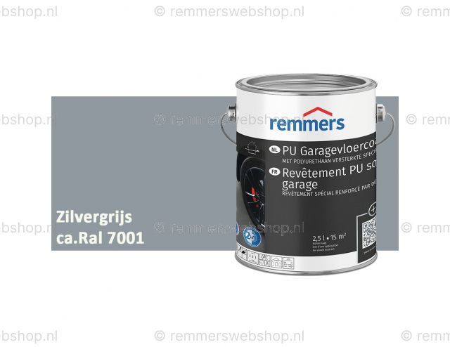 PU Garagevloercoating - zilvergrijs