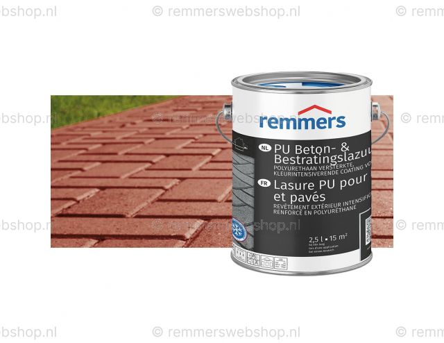 PU Beton- & Bestratingslazuur - rood