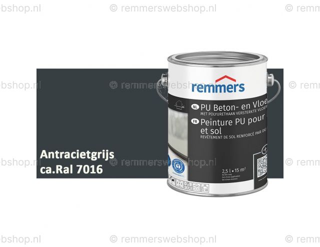 PU beton- en vloerverf - antraciet