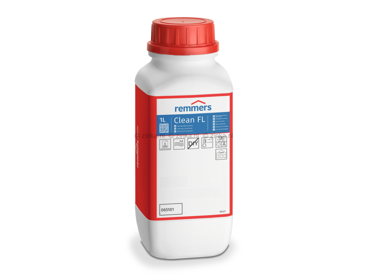 Fles Clean FL reiniger – geconcentreerd reinigingsmiddel voor MB FL 2K restverwijdering op tegels en gereedschap