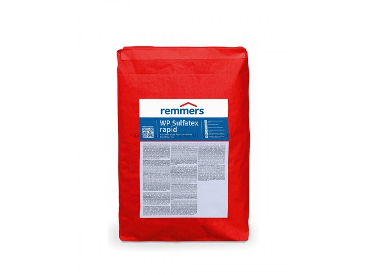 Remmers WP Sulfatex Rapid – sneldrogende minerale afdichtingsmortel in poedervorm, geschikt voor kelderafdichting en vochtige beton- of metselwerkondergronden.