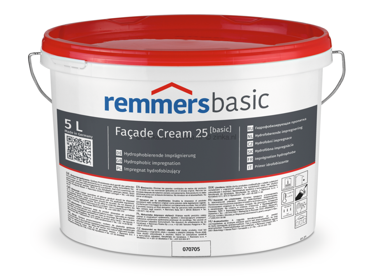 Façade Cream 25 – hoogwaardige gevelimpregneer op crèmebasis voor diepe, duurzame bescherming van metselwerk, pleisterwerk en natuursteen