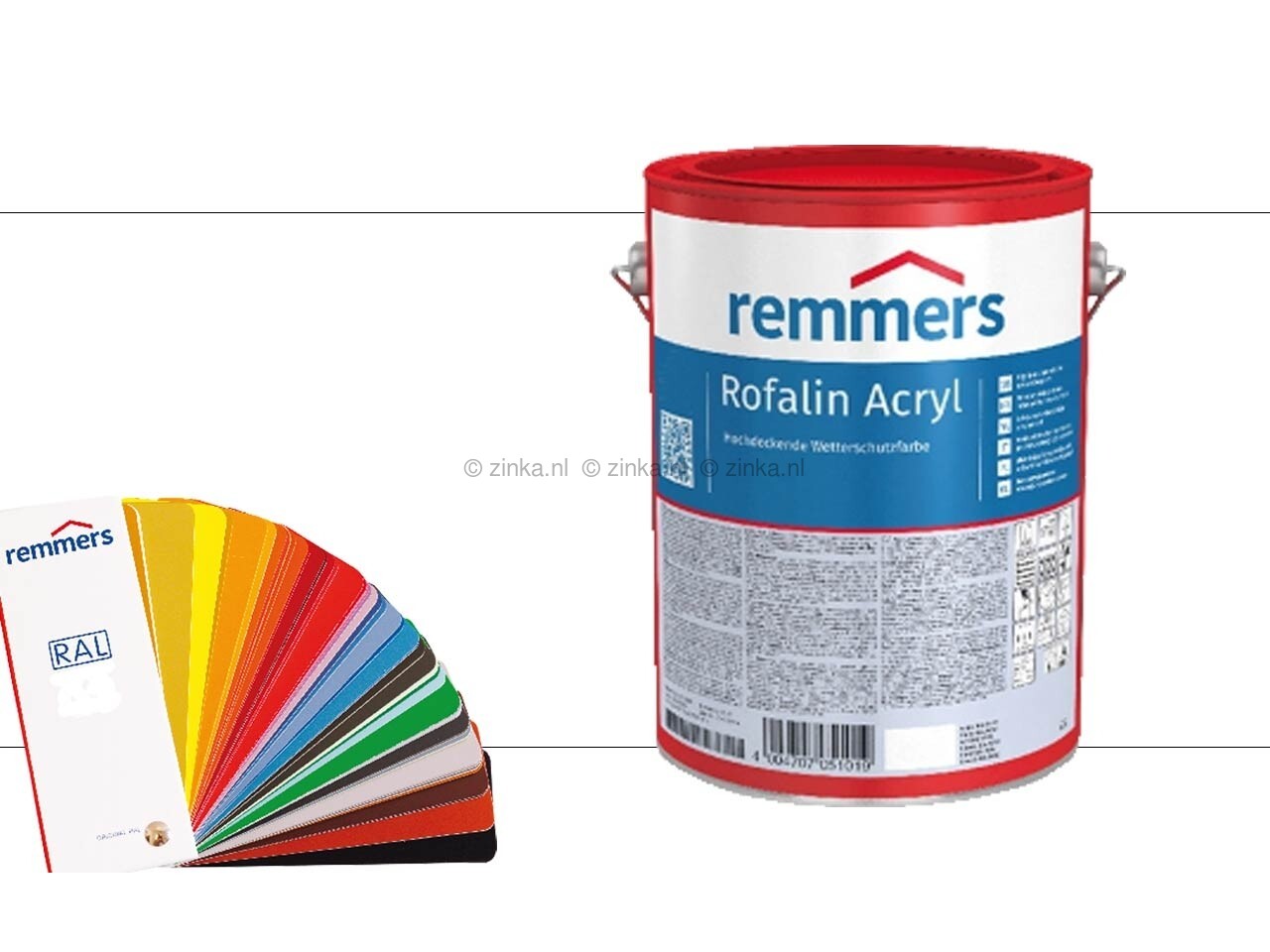 Remmers Rofalin Acryl Matte, Duurzame Watergedragen Verf voor Binnen en Buiten