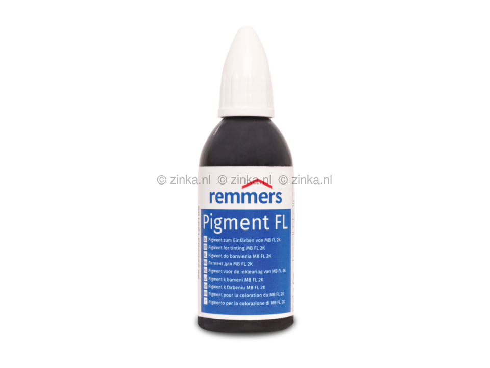 Flesje Pigment FL voor het inkleuren van MB FL 2K voegmortel