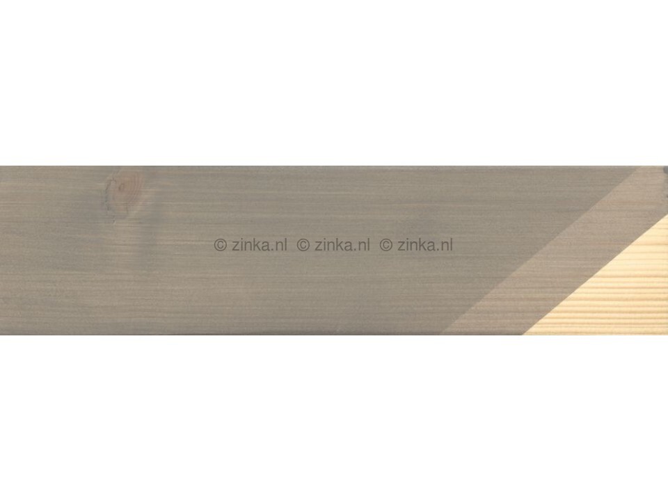 Resultaat na gebruik van Staalgrijs Vergrijzingsbeits 