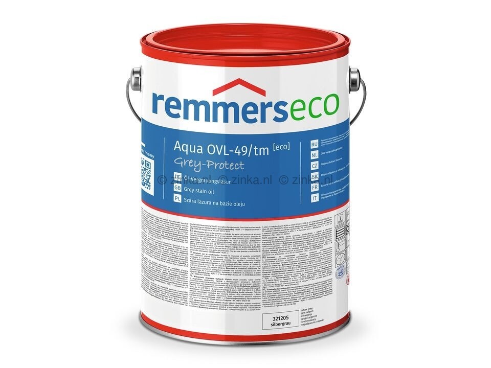 Blik Grafietgrijs Metallic Aqua OVL 49/tm Olie Vergrijzingsbeits 