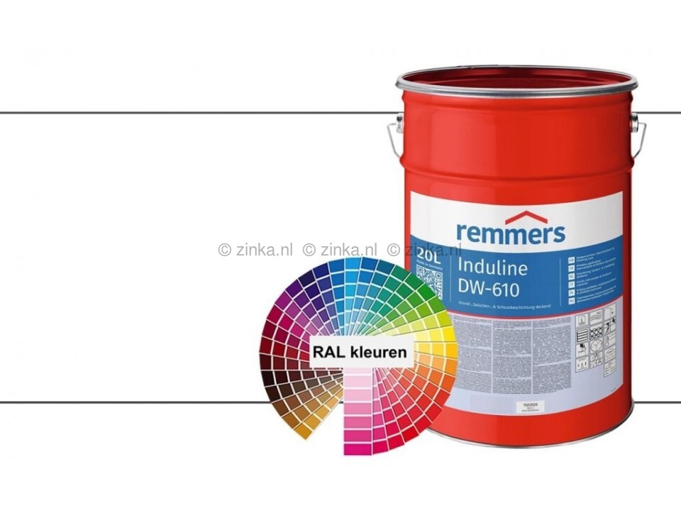 Induline DW 610 RAL kleuren