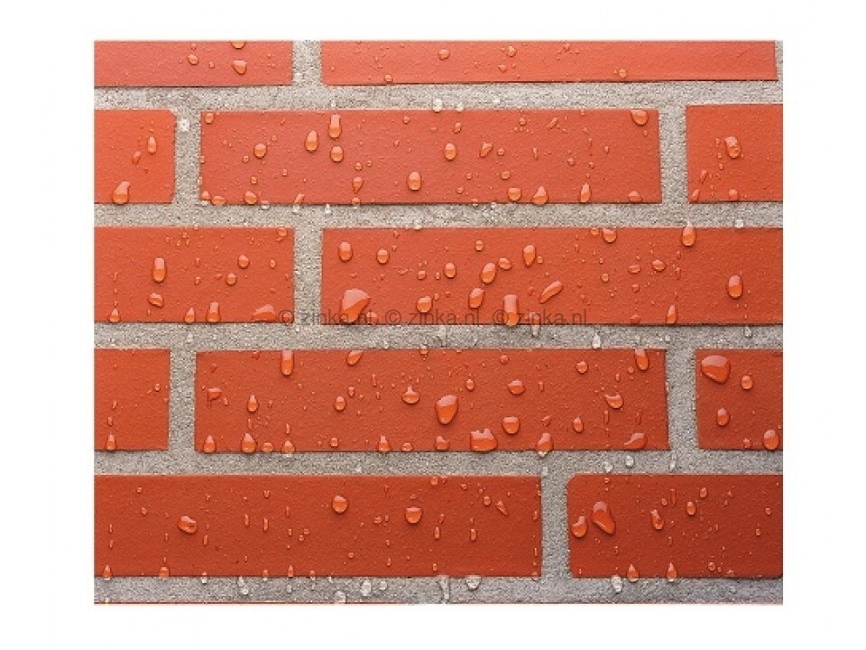 Gevel beschermd met Façade Cream 25 – duurzame waterafstotende en dampdoorlatende coating