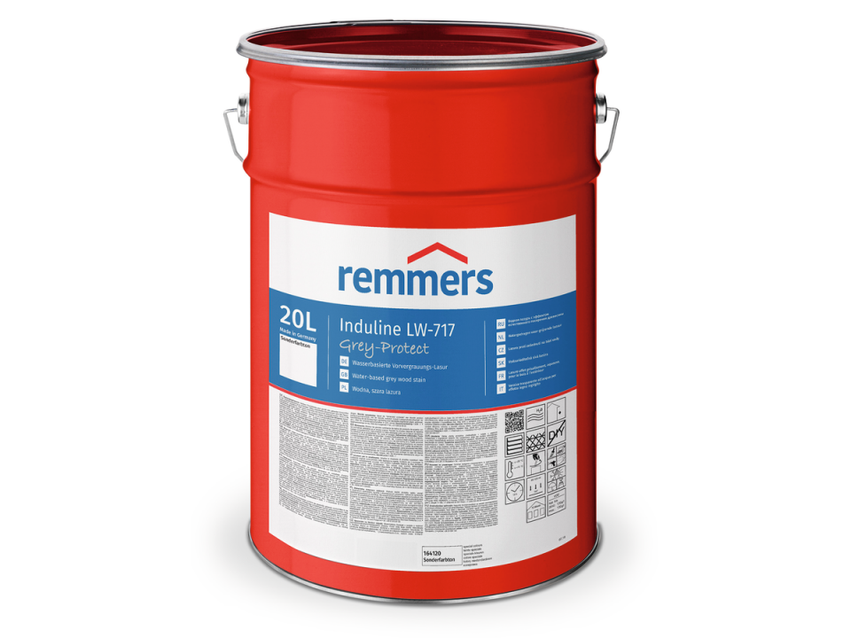 Induline LW-717 Grey-Protect 20 liter – Professionele houtbescherming