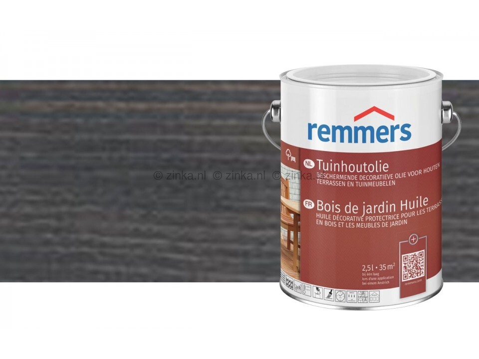 Tuinhoutolie antraciet intensief