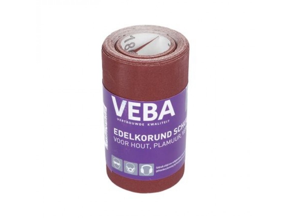 VEBA Schuurpapier rol 110MMx4,5MTR edelkorund P180